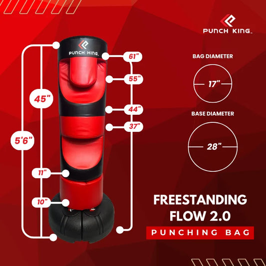 The NEW Freestanding 2.0  "Flow" Punching Bag
