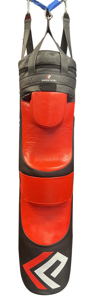 Open image in slideshow, 5Ft - 120lb Punch King Heavy Punching Bag V2.0
