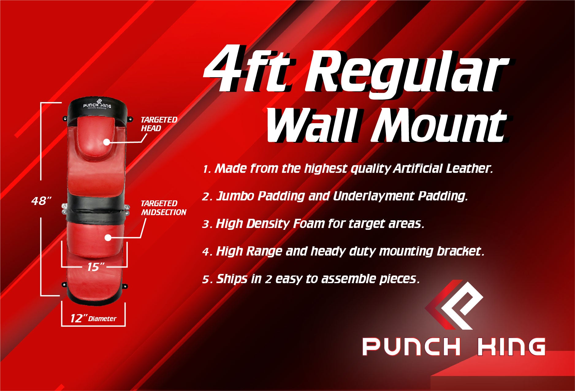 CLEARANCE - The Wall Mount Regular 4ft Striking System